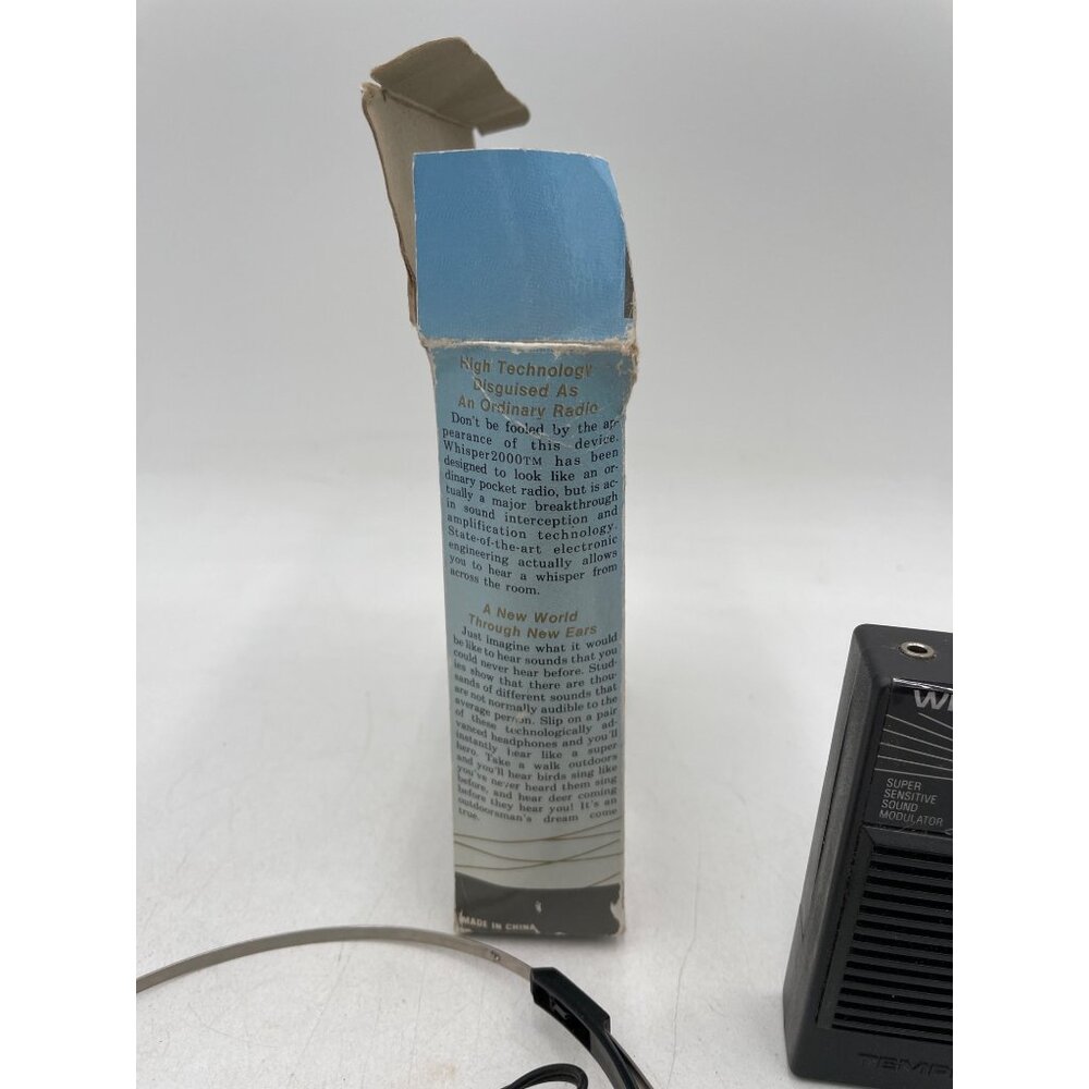 Whisper 2000 Personal Sound Amplification System With Box & Instructions - Picture 6 of 10